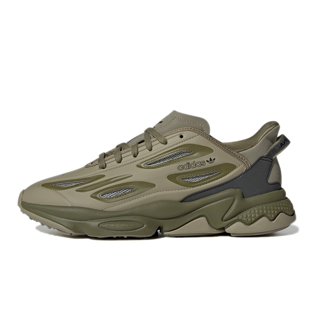 【攀登】 adidas originals 生活休闲鞋 系带 平跟 绿色