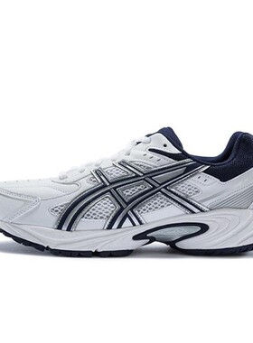 【攀登】 Asics 跑步鞋 白色 圆头 休闲 平跟 四季通用 男女通用