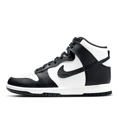 Nike 板鞋 防滑 圆头 高帮 四季通用 平跟 牛皮 系带 白色 女