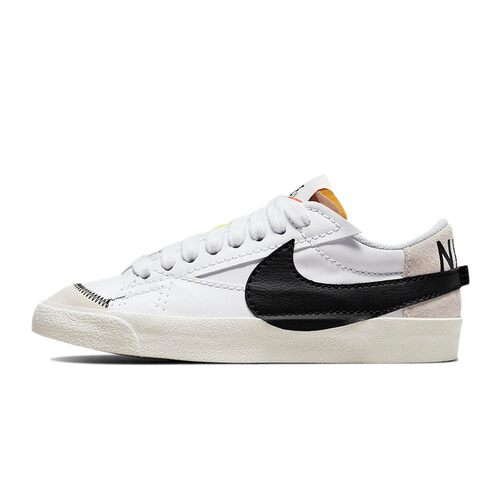 Nike 板鞋 女 白色 平跟 防滑耐磨轻便 低帮 皮革 系带 圆头