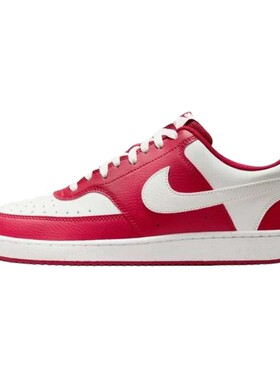 【攀登】 Nike 板鞋 男 厚底 防滑耐磨 红色 低帮 圆头 系带