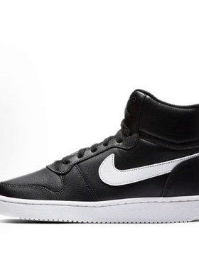 Nike EBERNON Mid White Swoosh 中帮 板鞋 女款