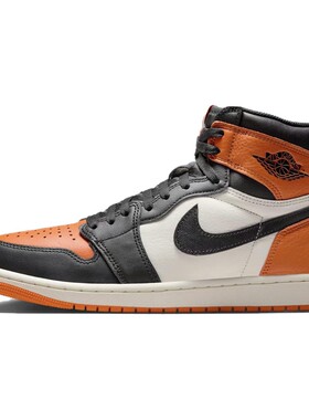 【攀登】 Jordan 复古篮球鞋 系带 橙色 平跟 高帮 四季通用 圆头