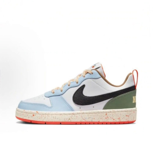 Nike Court Borough Low 2冰淇淋 休闲 灵活适应 低帮 儿童板鞋