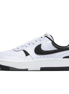 【攀登】 Nike 板鞋 平跟 圆头 低帮 白色 防滑 四季通用 系带 女