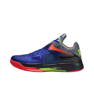 Nike KD 4 时尚百搭 低帮 篮球鞋 男女同款 蓝红