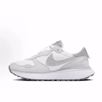 Nike Phoenix Waffle 舒适 透气 低帮 生活休闲鞋 女款 银白色