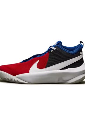 【攀登】 Nike 儿童篮球鞋 厚底 中帮 春夏秋 圆头 红色 蓝色