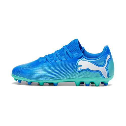 【攀登】 PUMA 儿童足球鞋 防滑耐磨 低帮 四季通用 圆头 蓝色