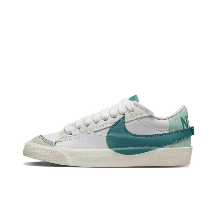 Nike Blazer Low 防滑耐磨 低帮 板鞋 女款 白绿,运动鞋new,板鞋,淘宝优惠券,粉丝福利购,淘宝优惠卷