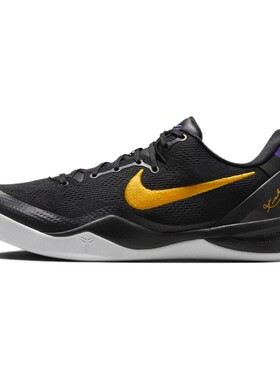 【攀登】 Nike 篮球鞋 低帮 黑色 紫色 厚底 系带 实战 四季通用