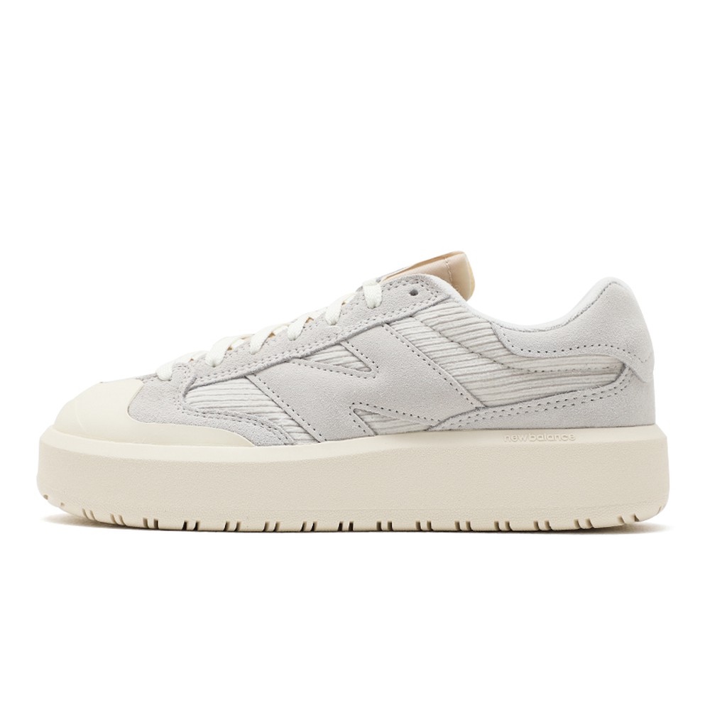 New Balance 板鞋 厚底 系带 圆头 男女通用 四季通用 灰色 低帮