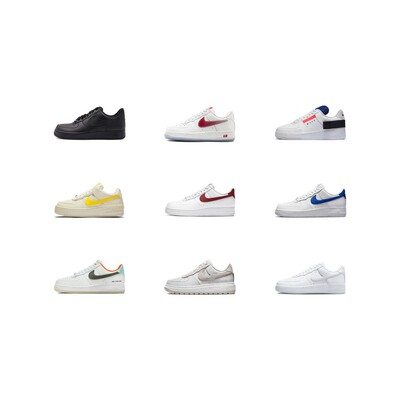 【攀登】NikeAirForce1皮革休闲低帮板鞋经典复古男女同款