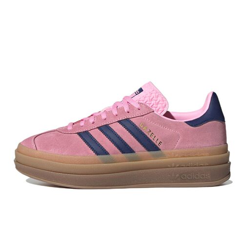 【攀登】 adidas originals 板鞋 四季通用 低帮 粉色 圆头 系带