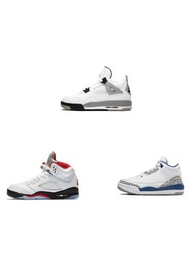 【攀登】Air Jordan 5\4\3Retro 时尚运动耐磨 中帮 儿童篮球鞋