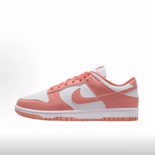 Nike Dunk Low 舒适百搭“Light Wild Mango”低帮板鞋女款白橙色