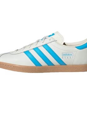 【攀登】 adidas originals 德训鞋 牛剖层革 低帮 春秋 白色