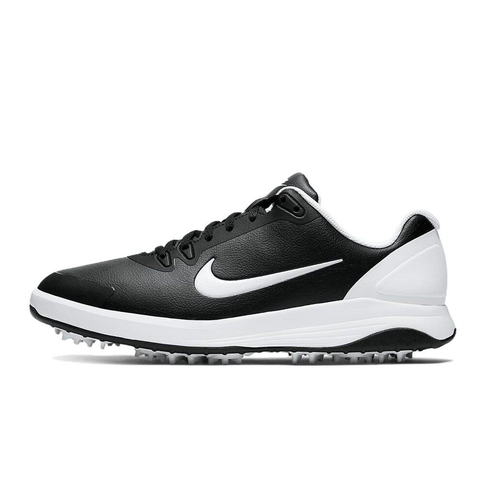 【攀登】 Nike 高尔夫球鞋 男女通用 四季通用 平跟 黑色 皮革