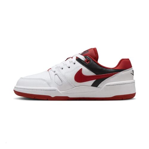 【攀登】 Nike 儿童板鞋 皮革 低帮 四季通用 白色 圆头