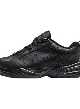 【攀登】Nike Air Monarch 4 复古休闲 低帮 老爹鞋 男女同款 黑