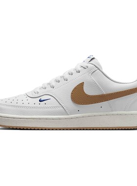 【攀登】 Nike 板鞋 系带 女 圆头 低帮 平跟 白色 耐磨透气