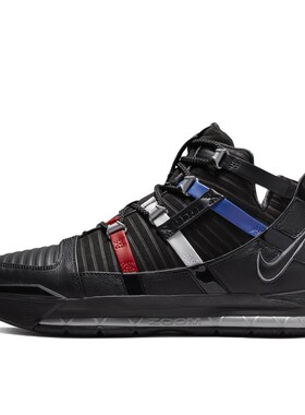 【攀登】 Nike 篮球鞋 稳定型 中帮 黑色 男 防滑 平跟