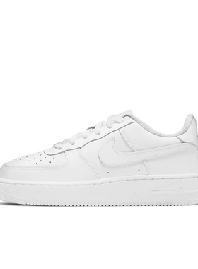 Nike Air Force 1 LE 低帮 儿童板鞋 纯白 男女同款