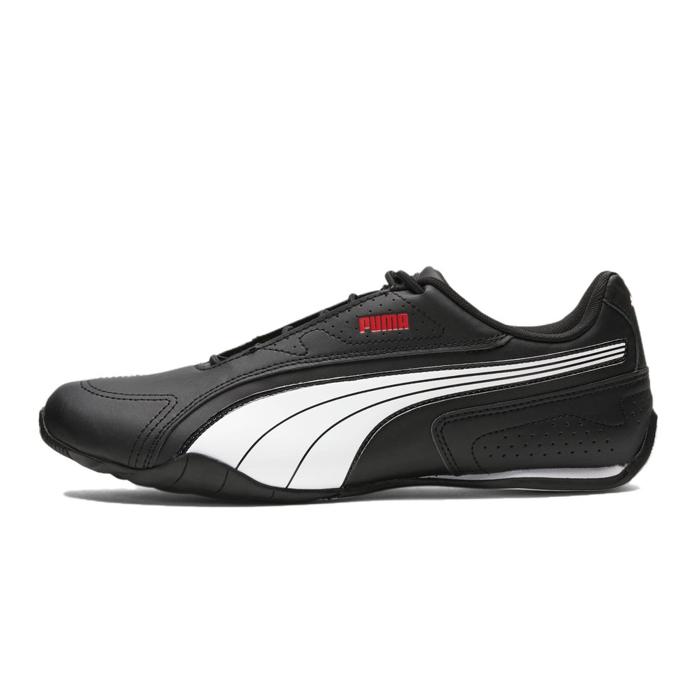 PUMA 拼色设计防滑 低帮运动鞋 男款 黑白色