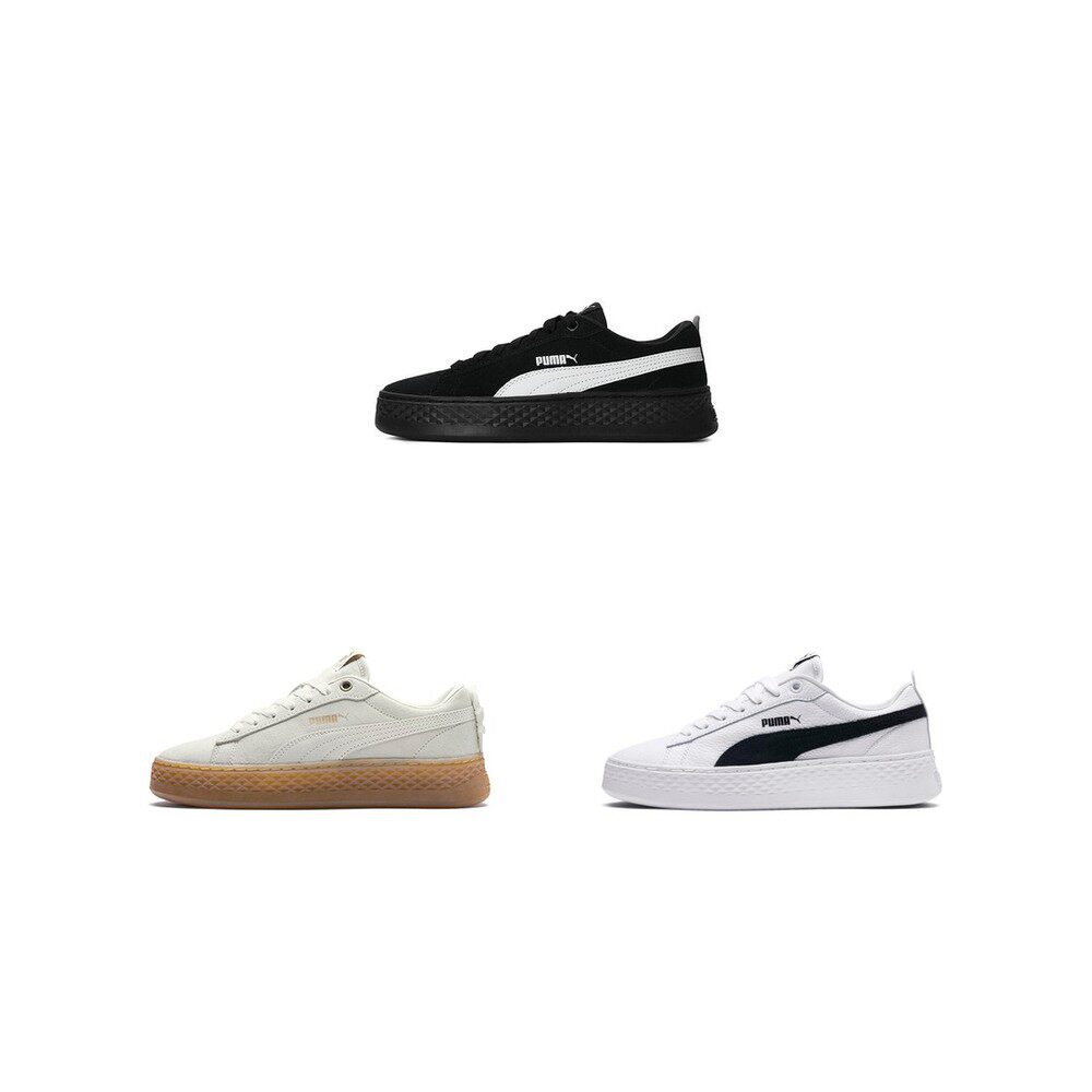 【攀登】PUMA Smash Platform 圆头舒适 低帮 板鞋 女款
