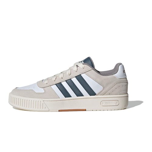 【攀登】 adidas neo 板鞋 四季通用 厚底 男女通用 皮革 白色