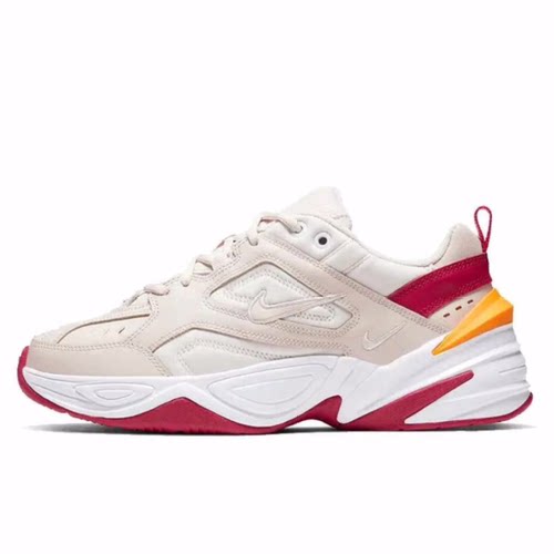 Nike M2K Tekno 运动时尚舒适 低帮 老爹鞋 女款 红沙色