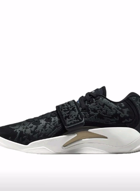 Jordan Zion 3 舒适百搭 减震防滑 低帮 篮球鞋 男款 黑色