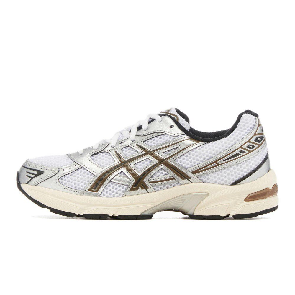 【攀登】 Asics 跑步鞋 低帮 耐磨 织物橡胶 白色 男