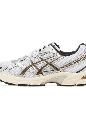 【攀登】 Asics 跑步鞋 低帮 耐磨 织物橡胶 白色 男