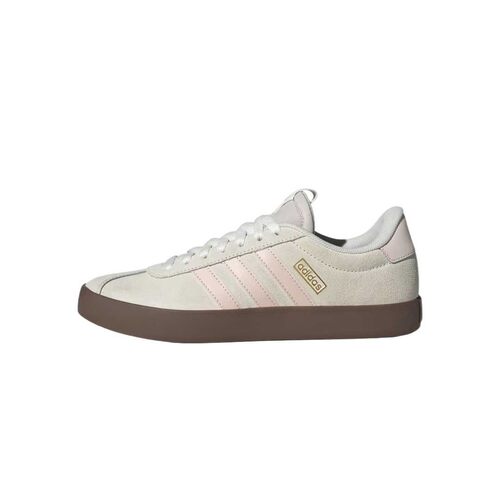 【攀登】 adidas 德训鞋 圆头 系带 女 低帮 平跟 四季通用 灰色