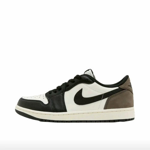 Air Jordan 1 Low OG AJ1  大童 黑白棕低帮运动休闲鞋