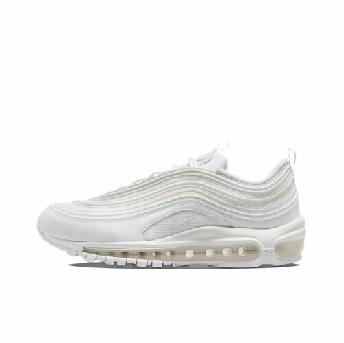 Nike Air Max 97 复古减震透气轻便 低帮 休闲跑步鞋 女款 白色