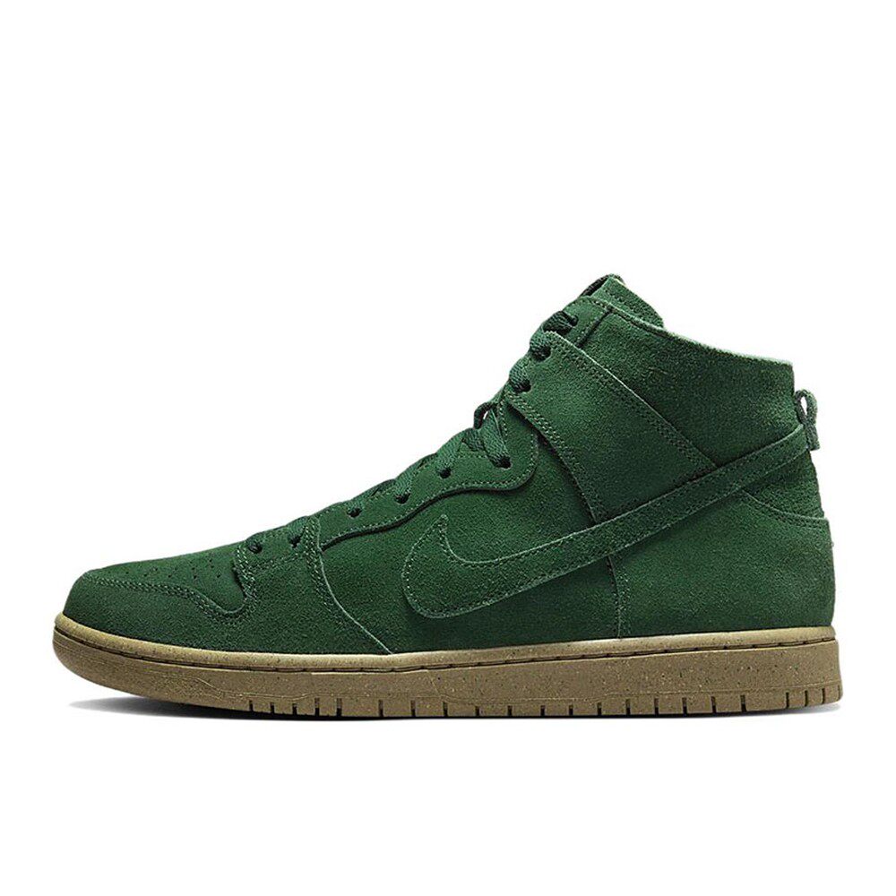 【攀登】 Nike 板鞋 平跟 绿色 翻毛皮 系带 春夏秋 高帮