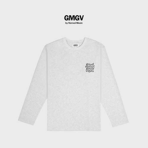 GMGV经典字母Logo长袖T恤