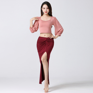 裙初学者春夏性感显瘦仙 东方舞蹈练功服套装 肚皮舞服装 女2025新款