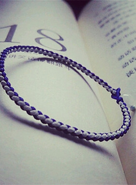 本命年情侣简约手绳手链