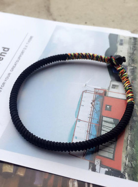 热卖民族风金刚结编织情侣手链