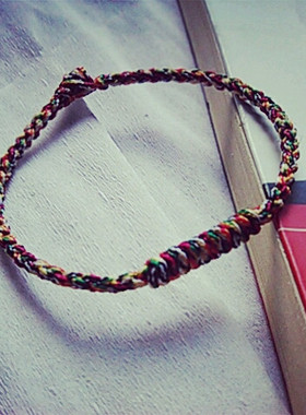 本命年民族风男女款手工转运红绳