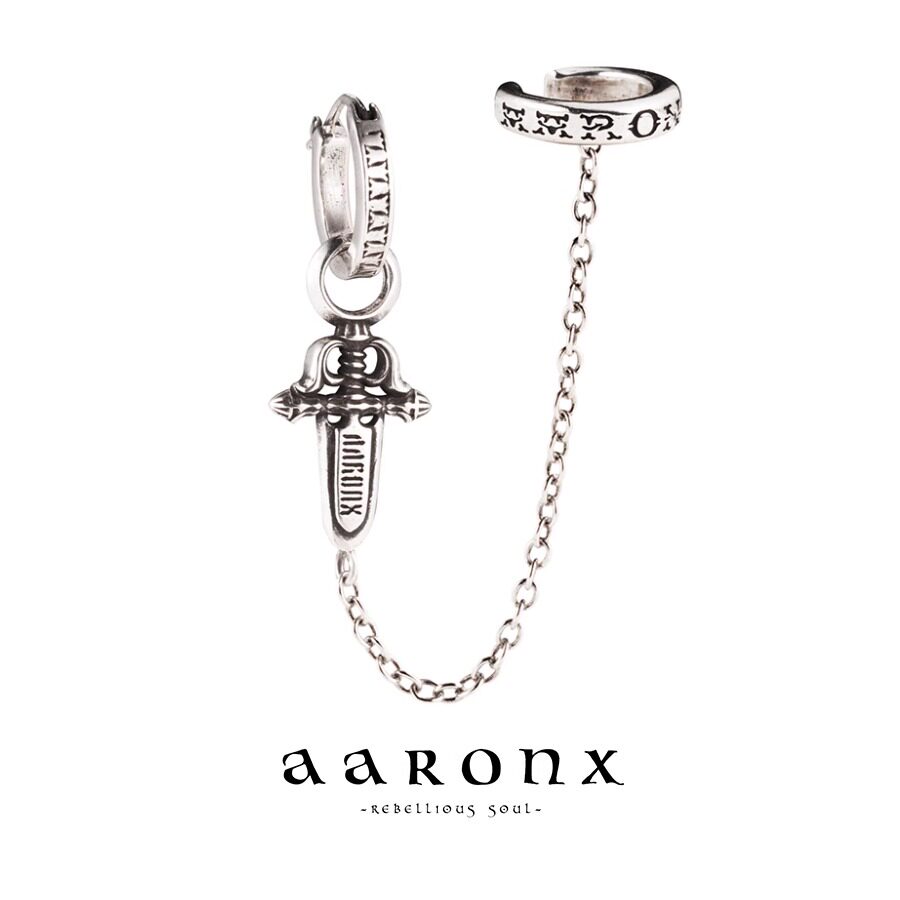 耳饰耳钉AARONXS925纯银