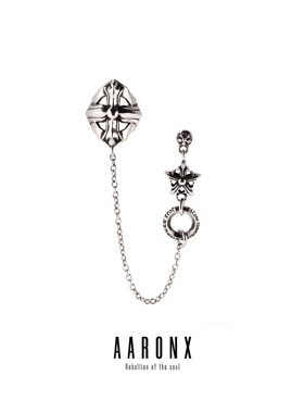 AARONX925银原创设计耳骨夹耳钉