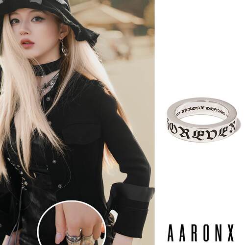 AARONX通用925银原创戒指