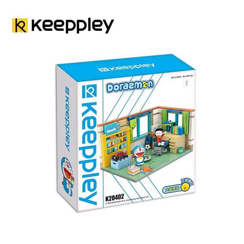 keeppley哆啦Aa梦机器猫大雄房间K20402儿童益智积木拼装玩具礼物