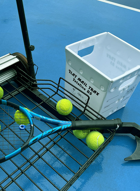 HTAP轻便网球收纳箱玩具毛线脏衣篮垃圾桶大容量商用储物盒咖啡馆