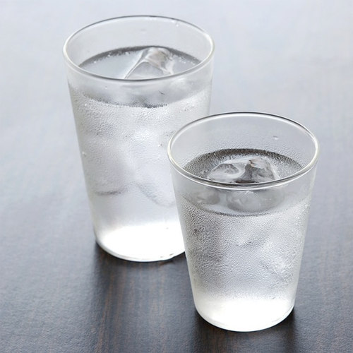 THE耐热玻璃透明水杯日本进口