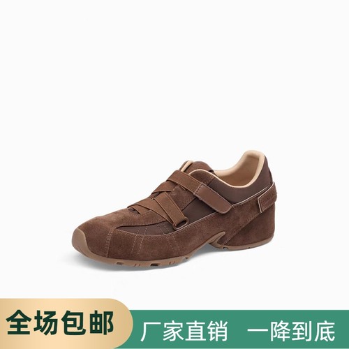 [李兰迪同款]秋冬新款松果运动阿甘鞋内增高休闲芭蕾德训鞋女单鞋